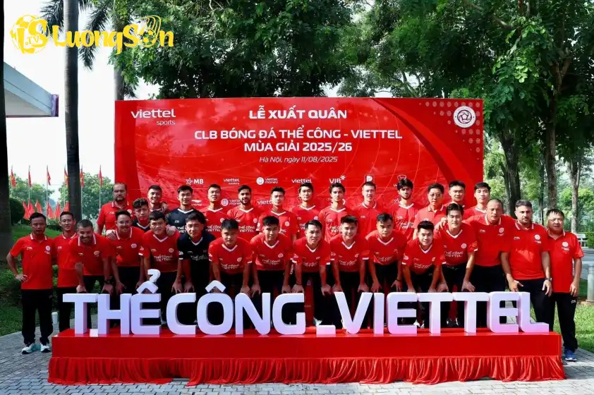 CLB Thể Công Viettel đặt mục tiêu vô địch V-League 2025/26 (Ảnh: CLB) CLB Thể Công Viettel đặt mục tiêu vô địch V-League 2025/26 (Ảnh: CLB)
